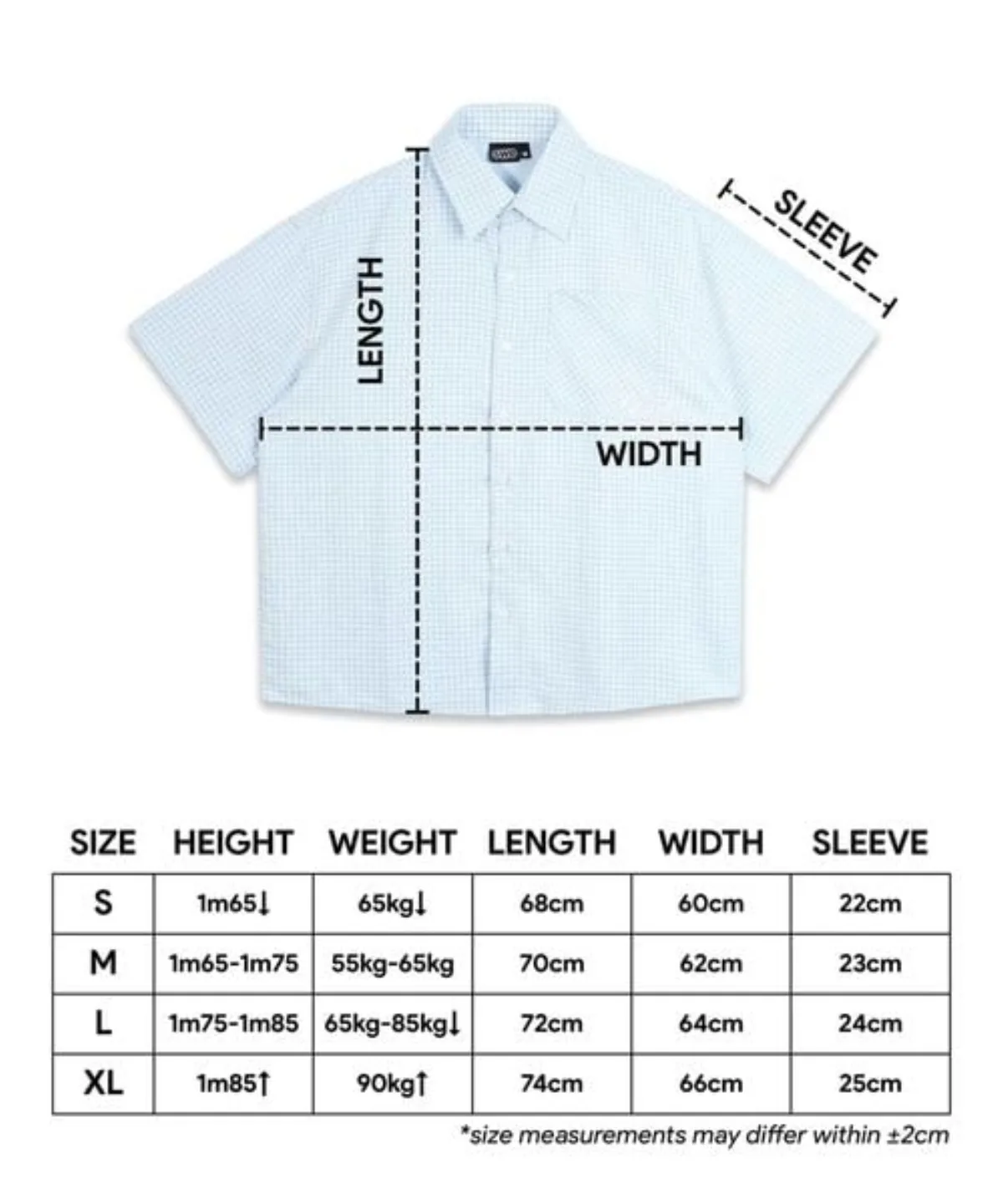 ÁO SWE GRID WORK SHIRT - BLUE