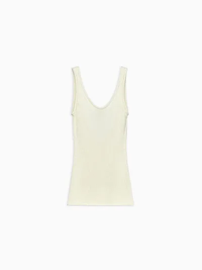 Nicole Tank Top in Knitted Silk