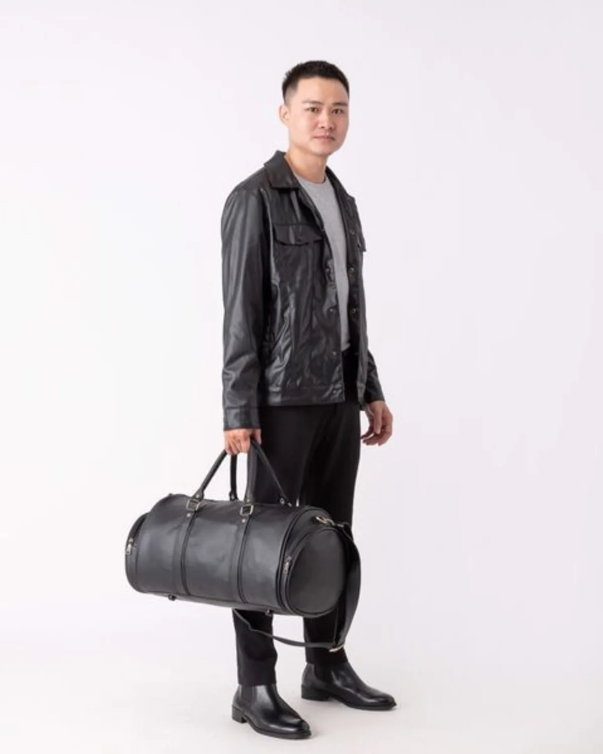 Túi du lịch Lata (Thời trang nam tiện lợi cỡ lớn - Túi da TR16)