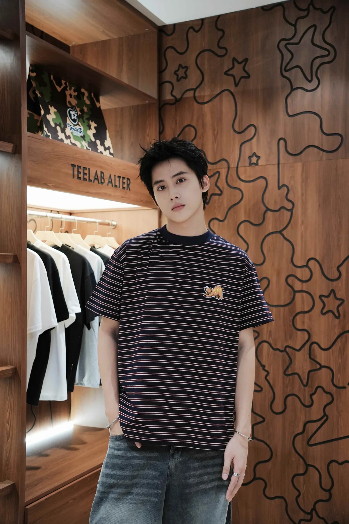 Áo Thun Teelab Alter Animals Semi-Oversized Cotton Tee TS418