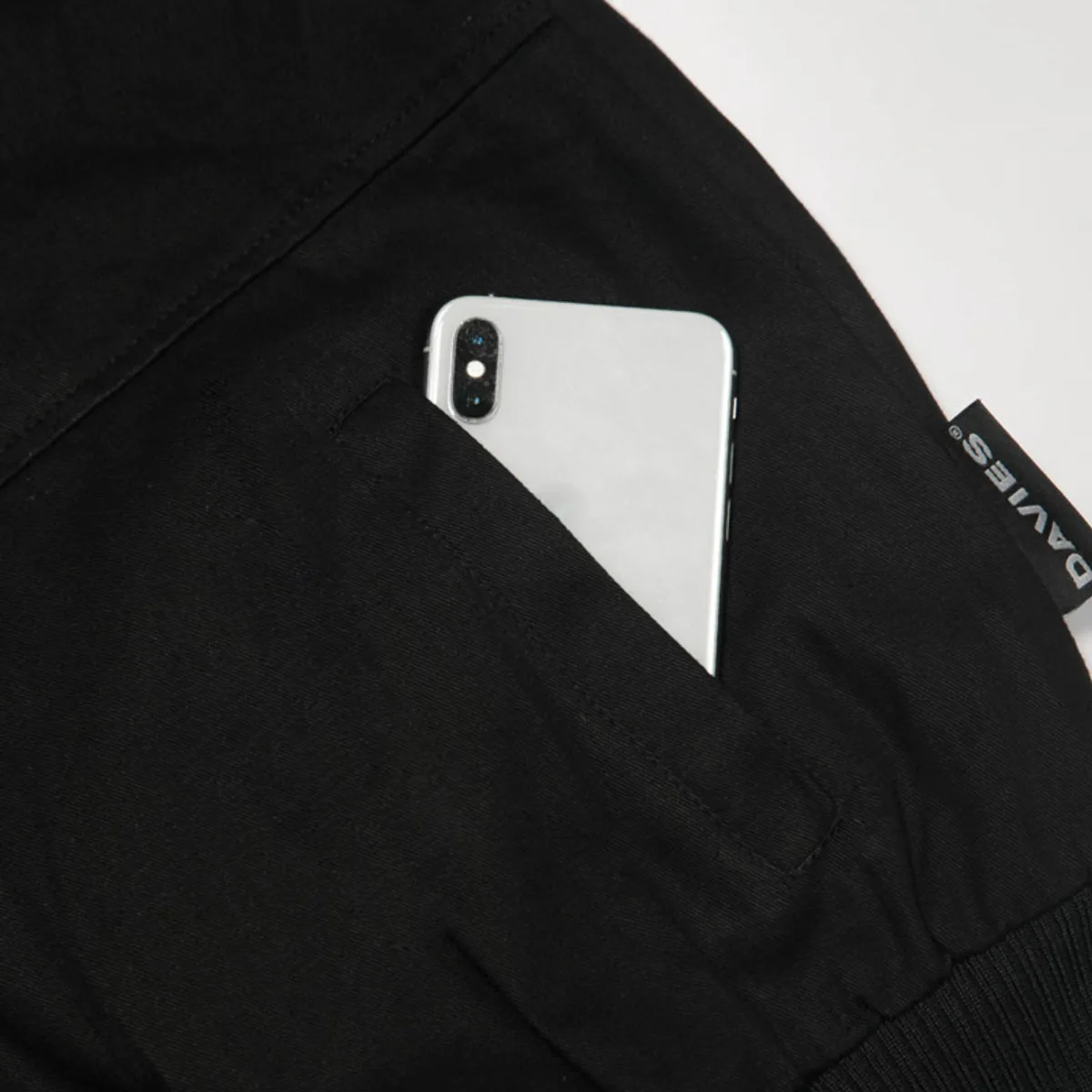 Áo khoác kaki có mũ DAVIES nam nữ màu đen form rộng đẹp Hooded Jacket local brand| D31-AK1