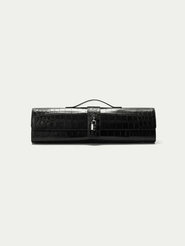 Extended Crocodile Long Clutch