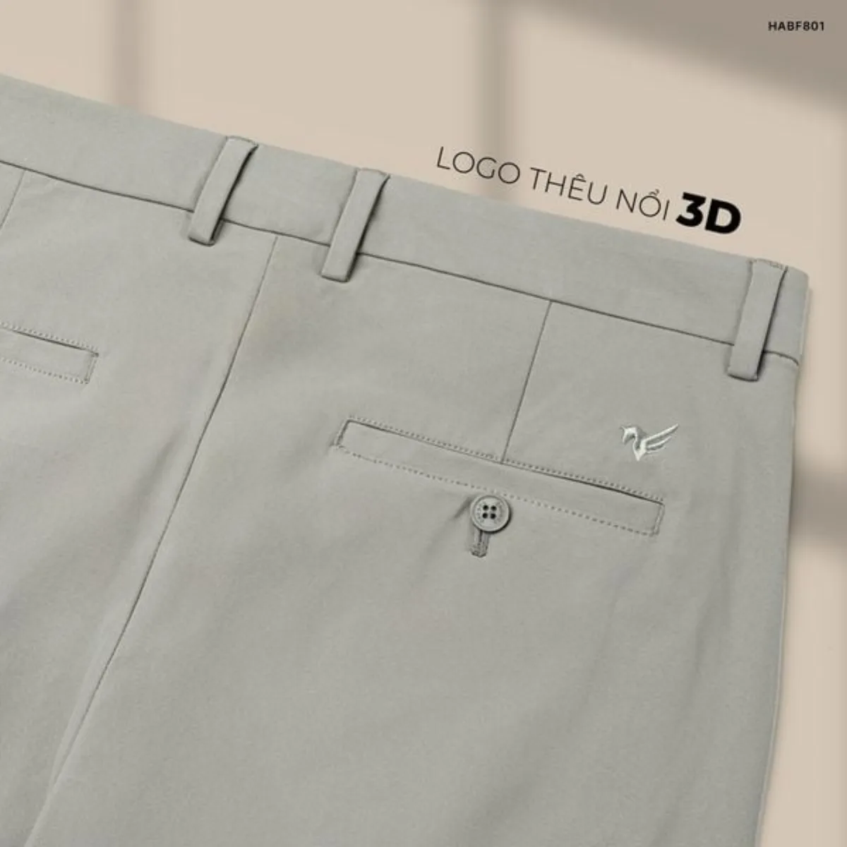 Quần âu smart SMOOTH TROUSER TORANO mặt vải phẳng phiu, hạn chế nhăn nhàu và co giãn thoải mái HABF801