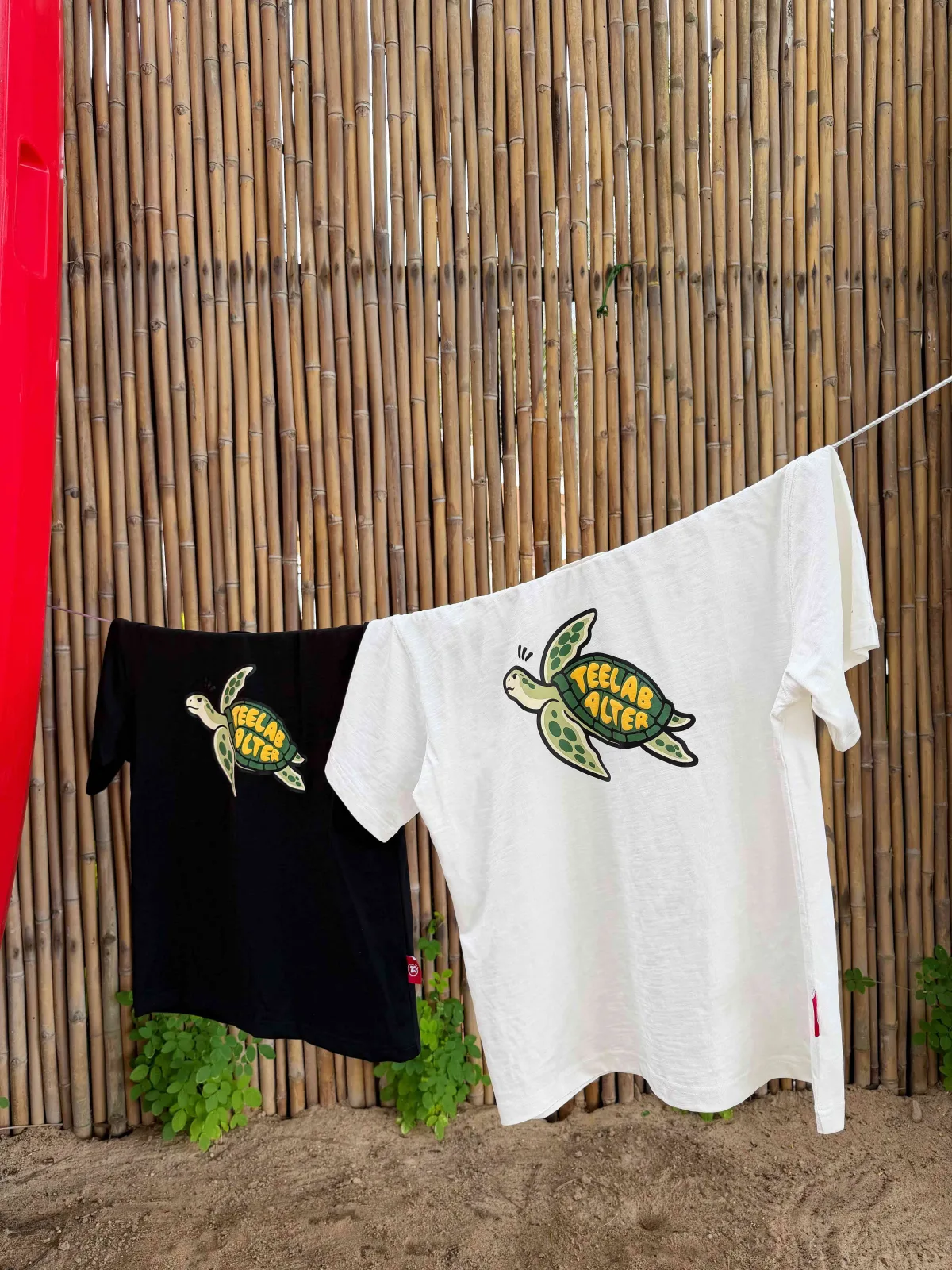 Áo Thun Teelab Alter Turtle Semi-Oversized Slub-Cotton Tee TS409
