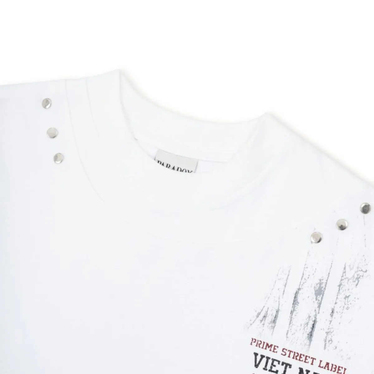 Áo thun form Boxy VEIN TEE Cotton PARADOX AT6P0511