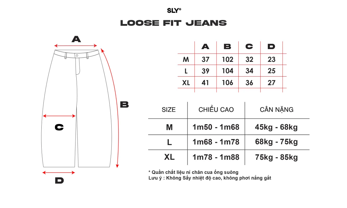 SLY Static Loose Fit Jeans