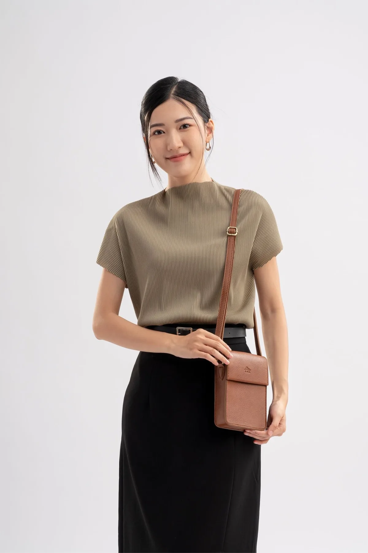 Túi Lata (Thời trang nữ đi chơi size 12 - Túi đeo chéo da HN121)