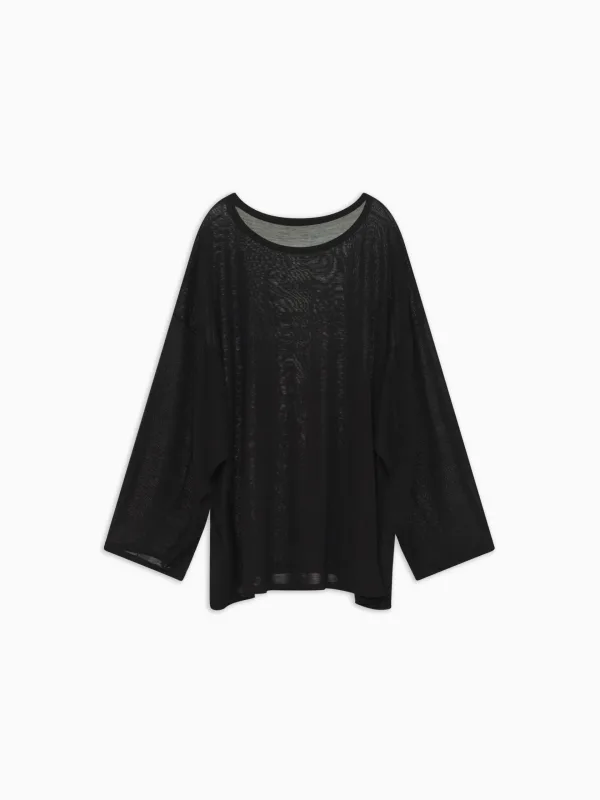 Sasha Sweater in Knitted Silk