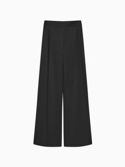 Richie Trousers in Cotton Satin