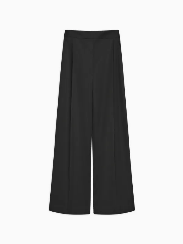Richie Trousers in Cotton Satin