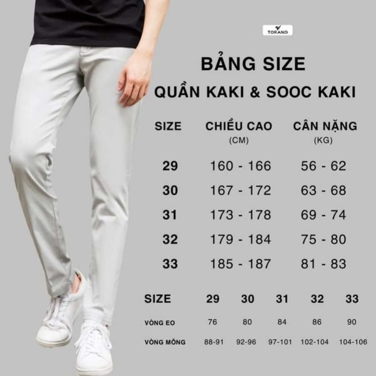 Quần Kaki Nam KHAKI PANNTS Torano túi chéo basic regularfit cúc rập logo Không Phai Màu GABK503