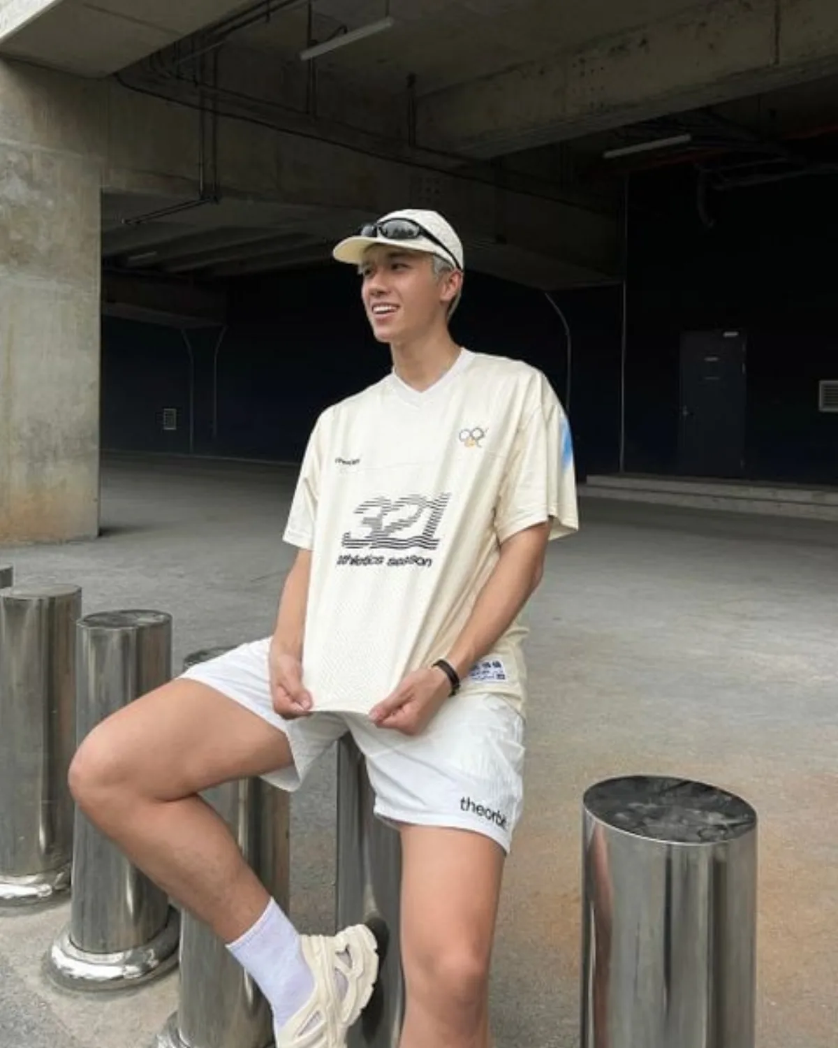 Quần Short Nam Nữ The ORBIT - OB Nylon Black/White - Quần short 2 lớp - Local Brand Chính Hãng