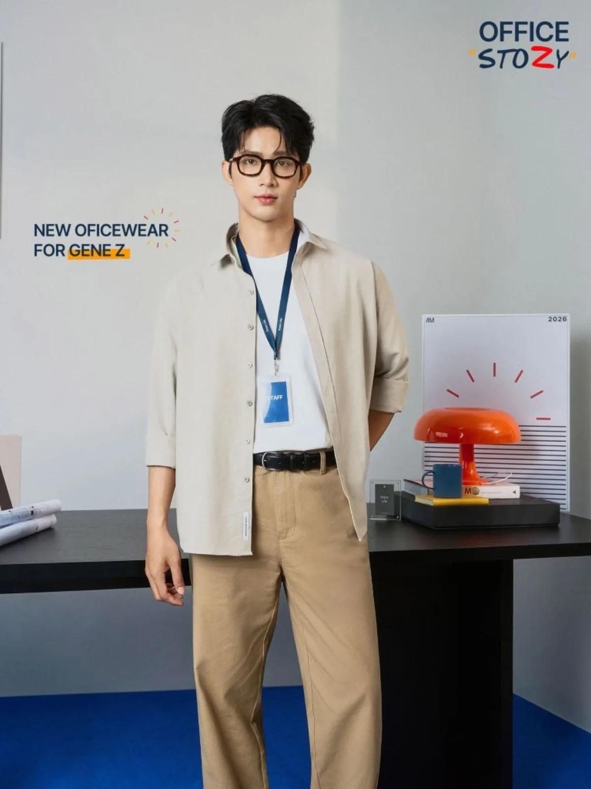 Áo Sơ Mi Nam ICONDENIM Tay Dài Workday Ease Form Relaxed SMID0363