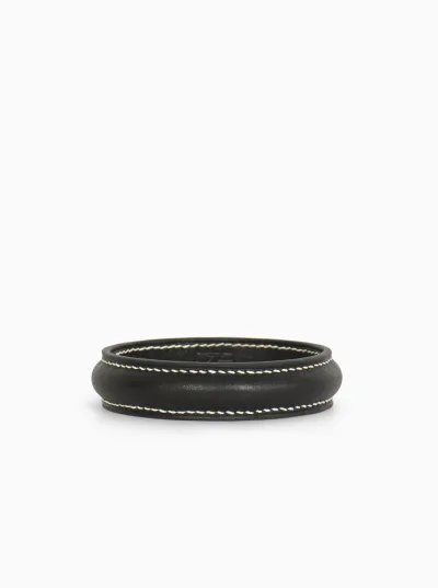 Aion Bangle in Leather
