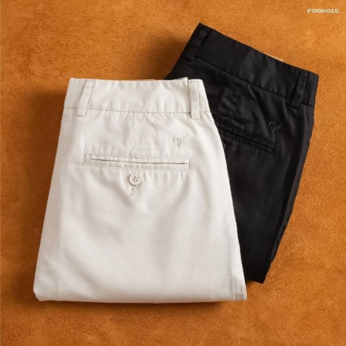 Quần short RELAXED Khaki TORANO chiết eo gấu LV chất liệu cao cấp, bền màu FSBK015