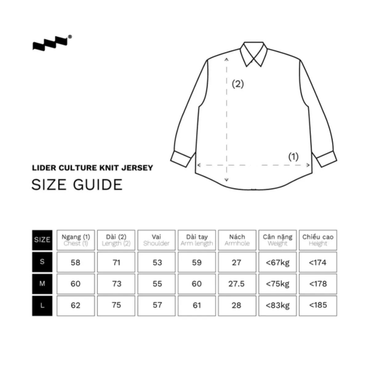 Áo Sweater Jersey Len Dệt LIDER CULTURE KNIT JERSEY Cổ Polo Unisex - Cloudy Sky/Mocha