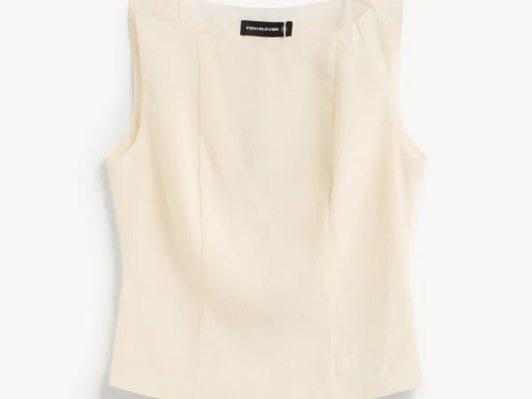 Áo blouse nữ sát nách. Fitted