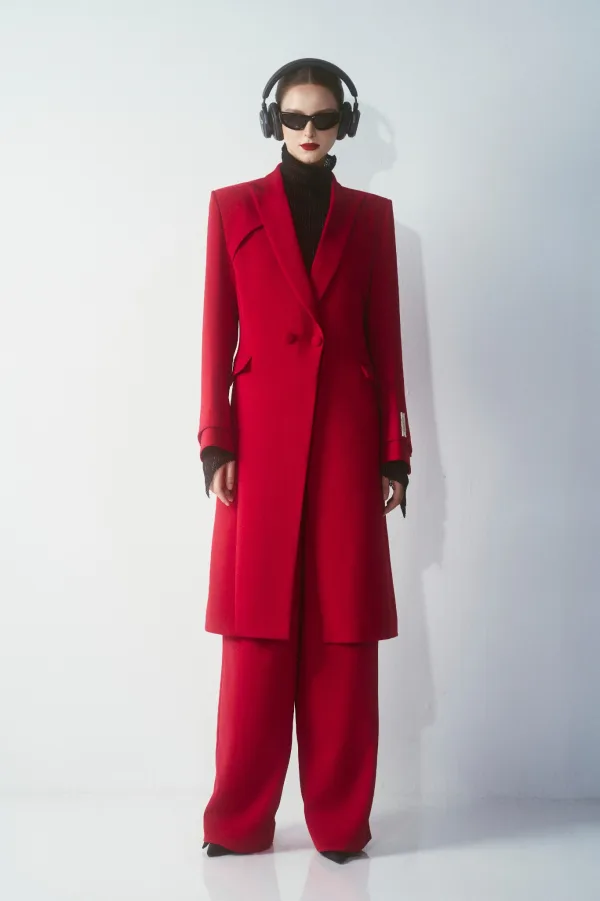Serena Coat - Red