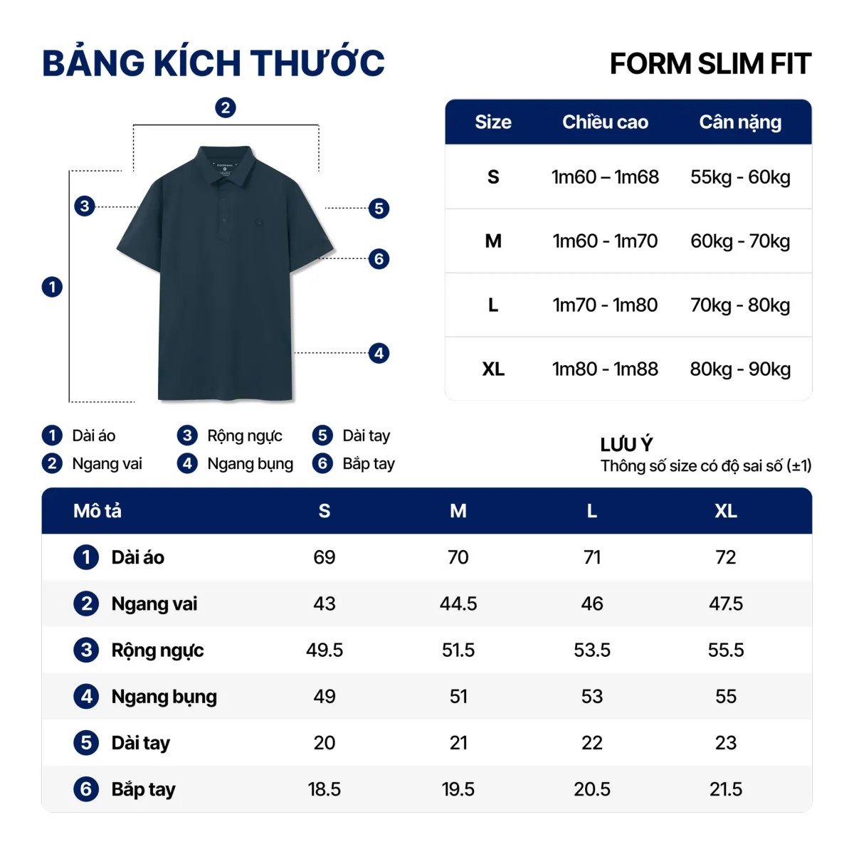 Áo Polo Nam ProCool New Gen ICONDENIM, công nghệ hạt làm mát, vải Cool Fabric độc quyền co giãn giữ form tốt PLID0228