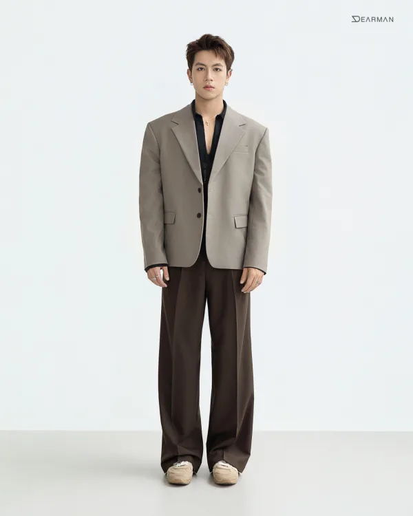 FIN BLAZER- BROWN