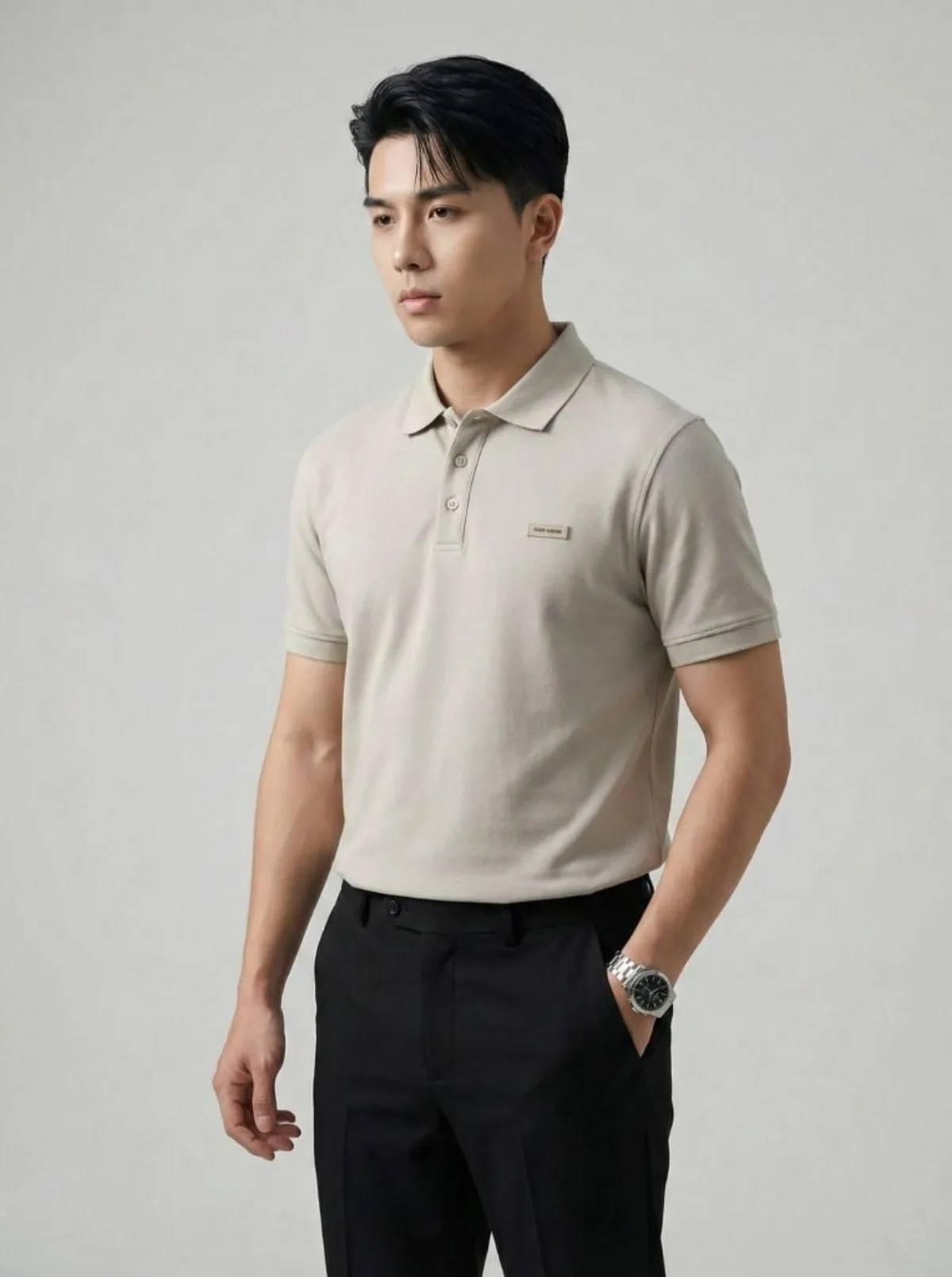 Áo Polo Nam ICONDENIM Double Face CVC Essence Form Regular PLID0275