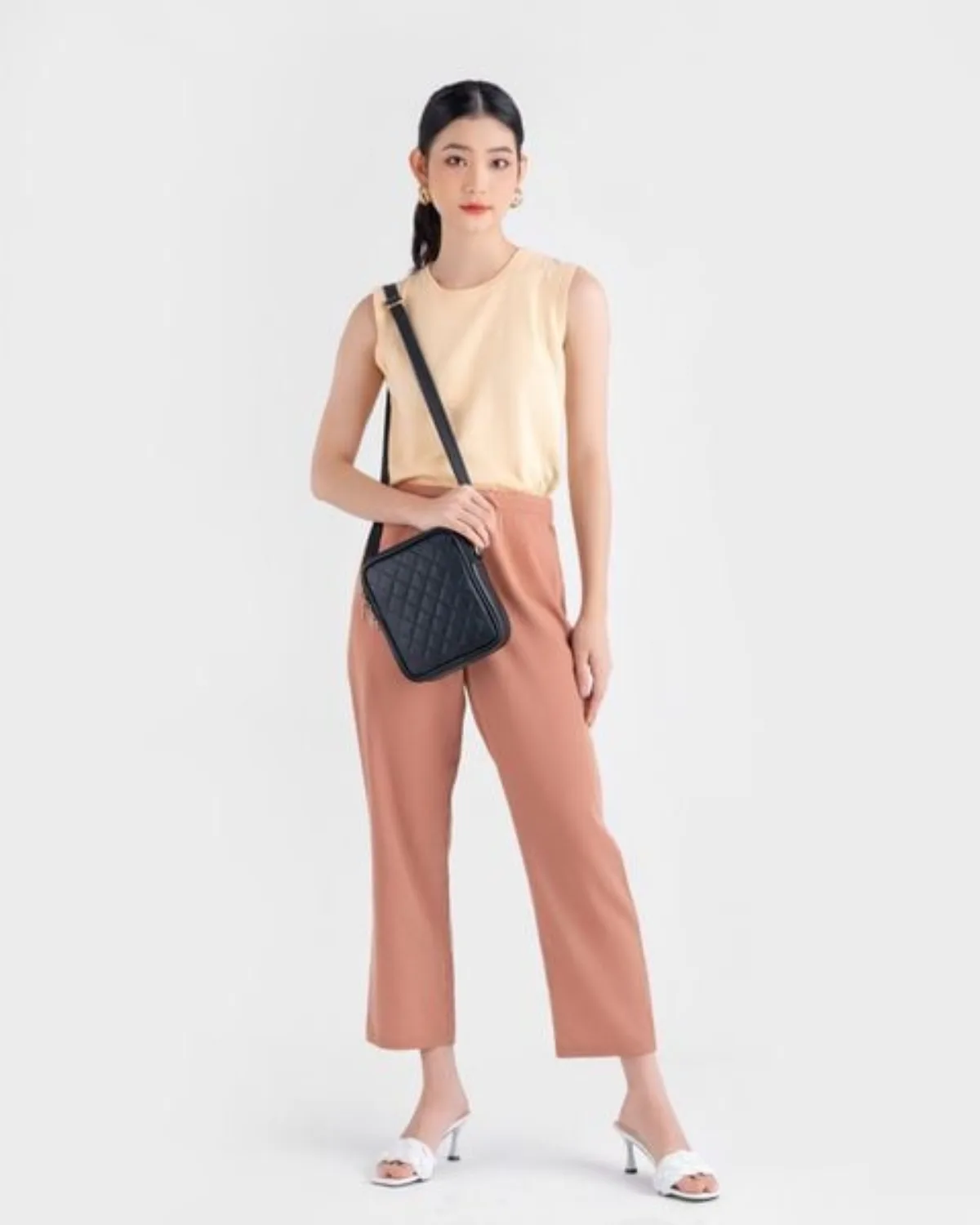 Túi Lata (Thời trang nữ đi chơi size 17 - Túi đeo chéo da HN91)