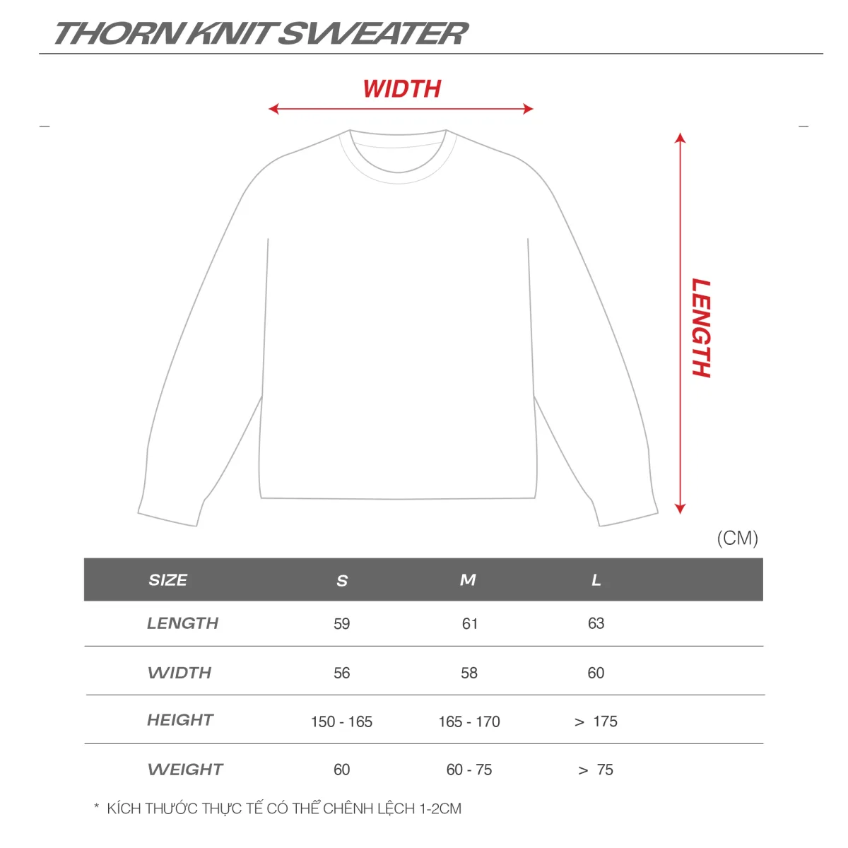 Áo NEEDS OF WISDOM Thorn Knit Sweater - Local Brand Chính Hãng