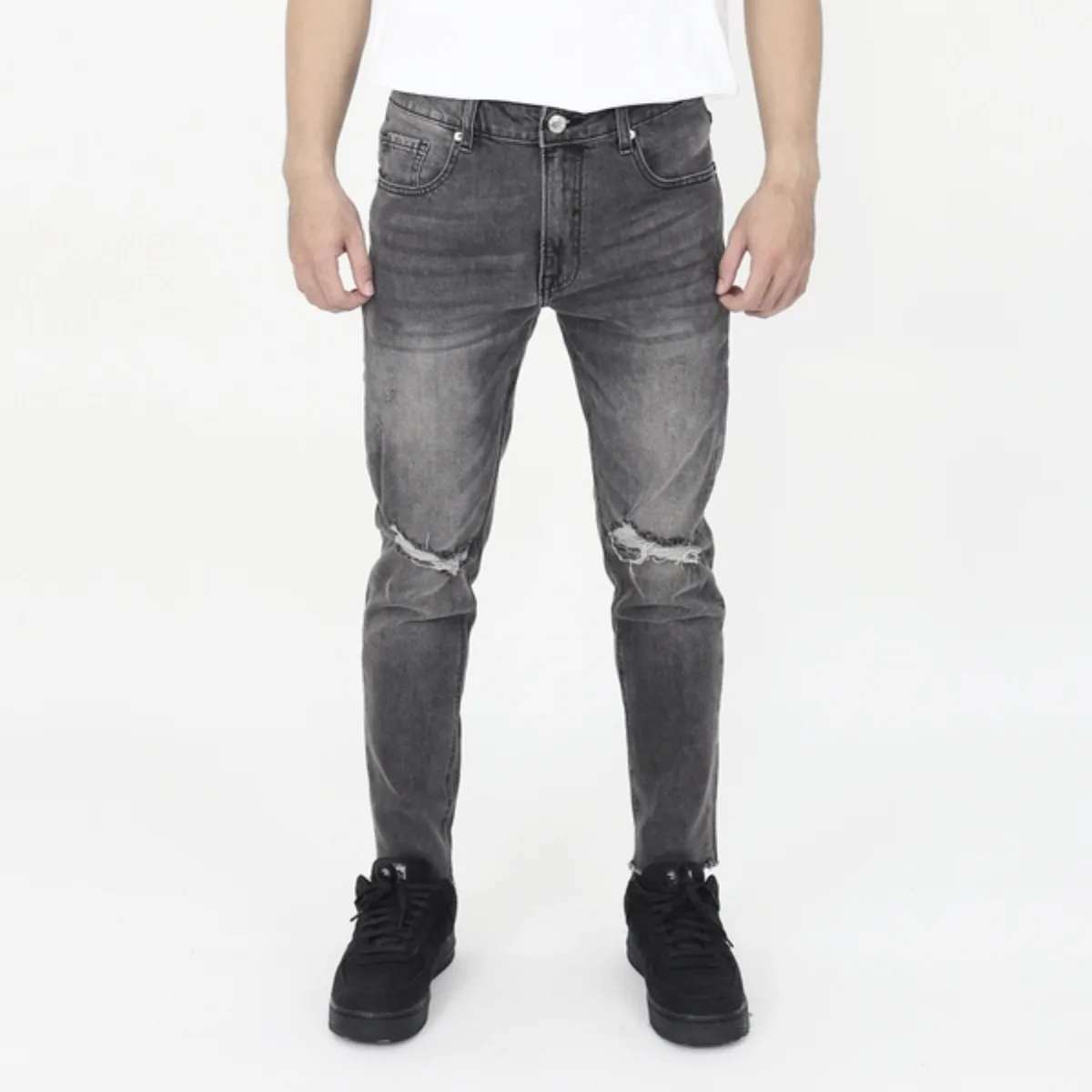 Quần NOWSAIGON Distressed Stretch Skinny Jeans - Local Brand Chính Hãng