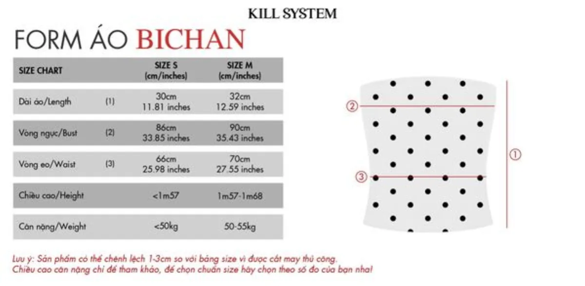 Áo quây chấm bi BICHAN - 𝐊𝐈𝐋𝐋 𝐒𝐘𝐒𝐓𝐄𝐌