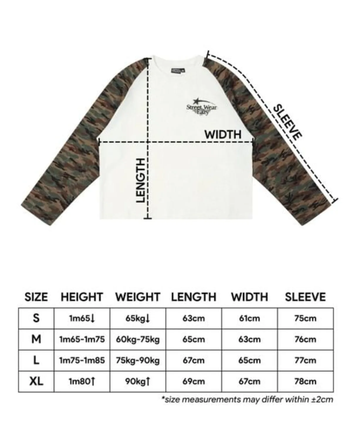 ÁO SWE CAMO RAGLAN L/S - TEE