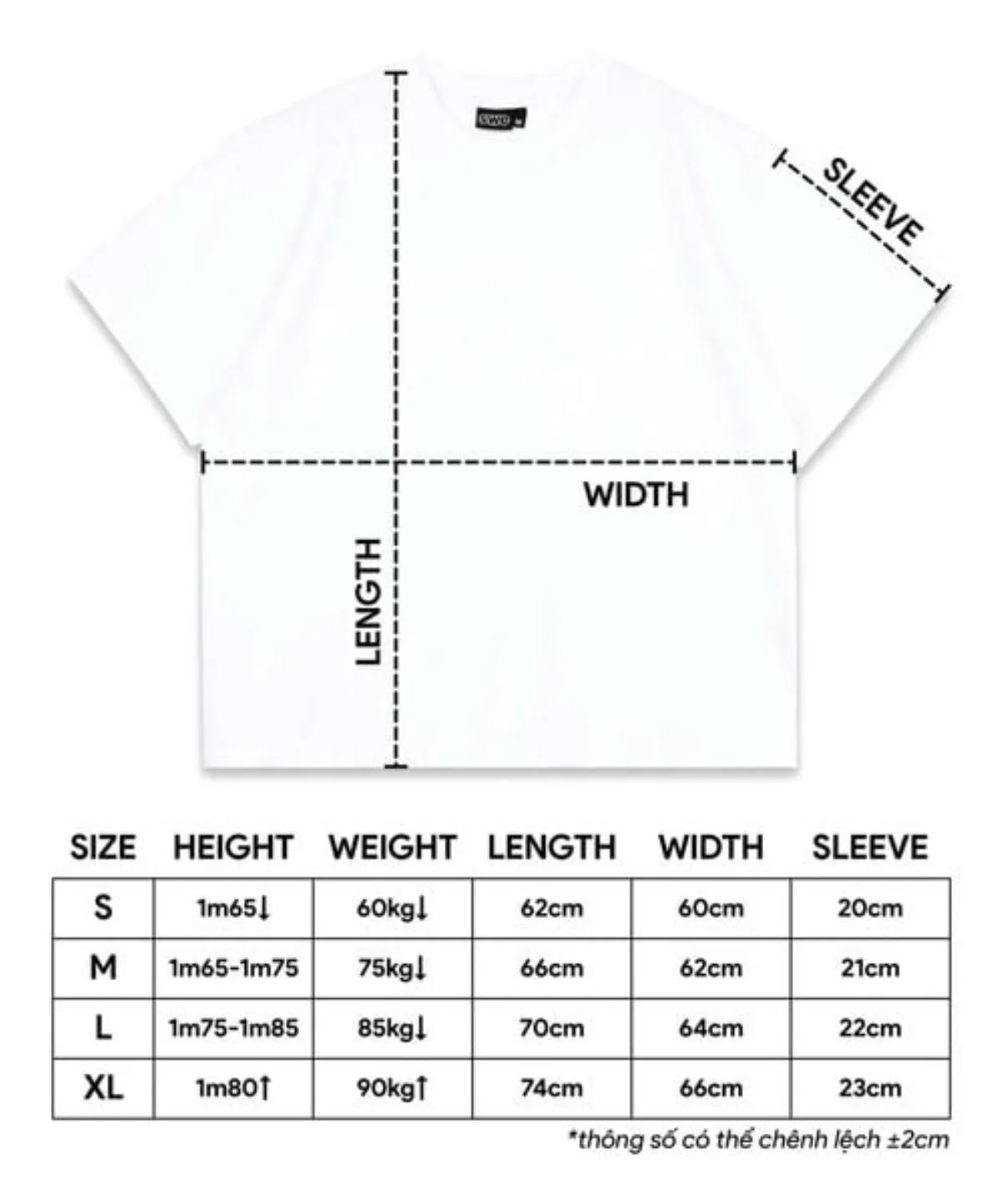 ÁO SWE PEEKING POCKET BOXY TEE - WHITE