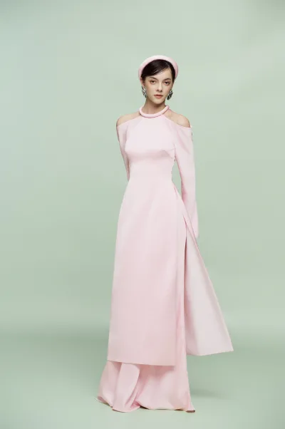 Áo dài Yếm - Pink