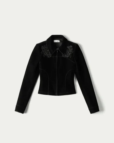 Country Wedding Velvet Jacket