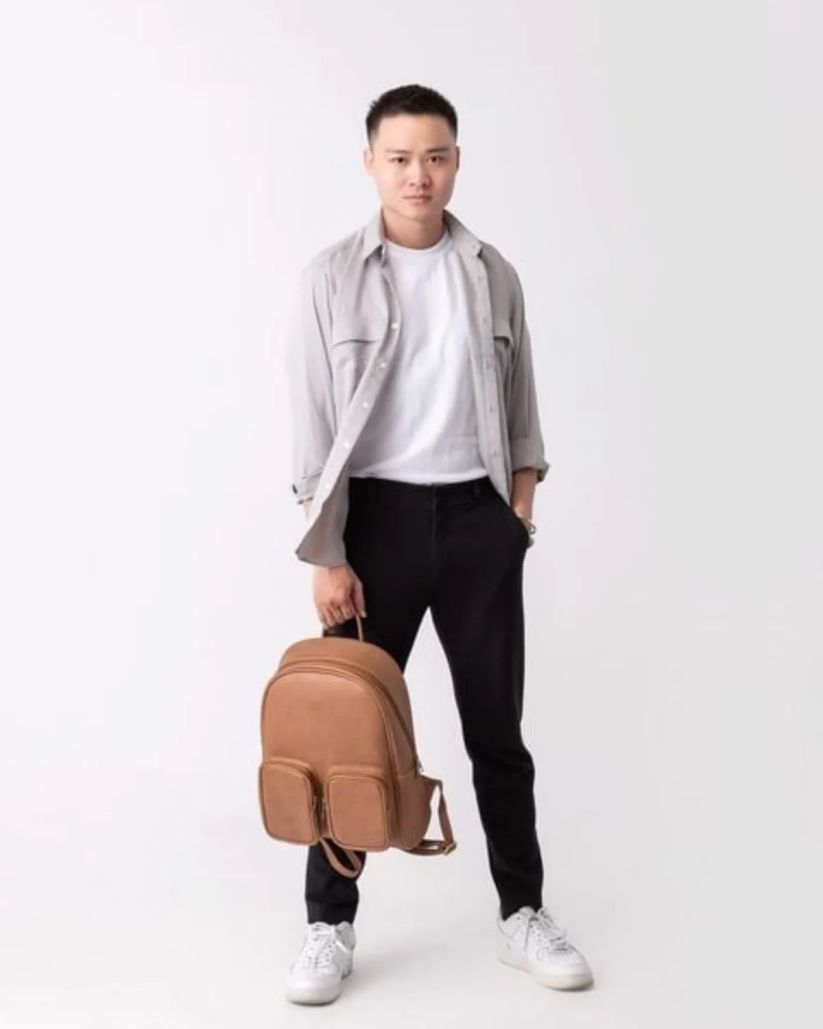 Balo Lata (Thời trang nam đựng laptop cỡ trung - Balo da BAL48)