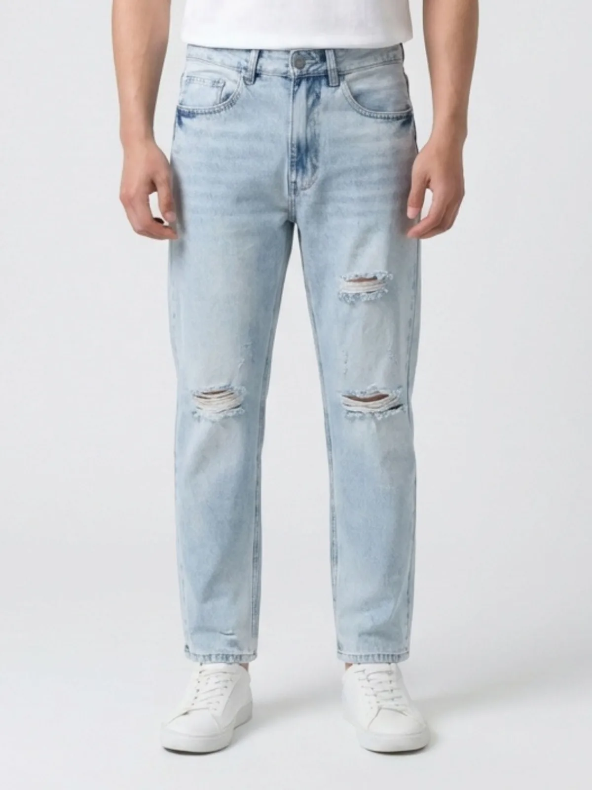 Quần Jeans Nam ICONDENIM Ống Suông Scar Form Straight QJID0284