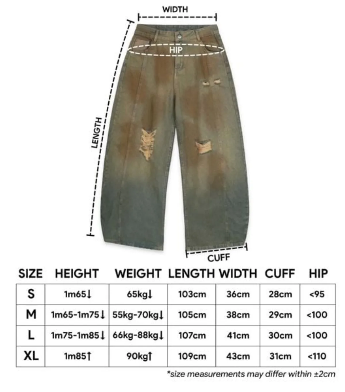 QUẦN SWE PATINA JEANS - BROWN