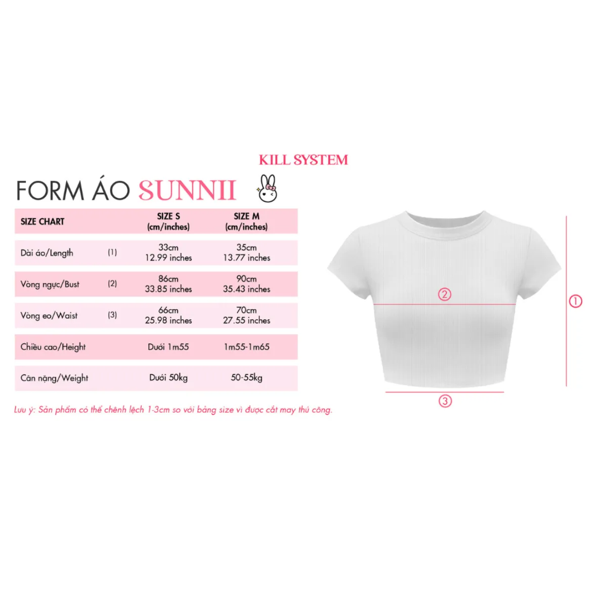 Áo croptop thun tăm mỏng ôm body SUNNII - 𝐊𝐈𝐋𝐋 𝐒𝐘𝐒𝐓𝐄𝐌