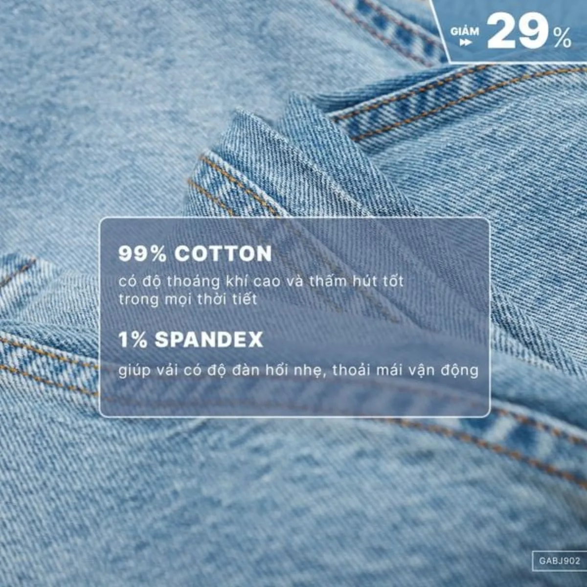 Quần Jeans SMART JEANS TORANO Nam basic regularfit thêu logo ở túi đồng hồ dày dặn siêu bền không phai màu GABJ902