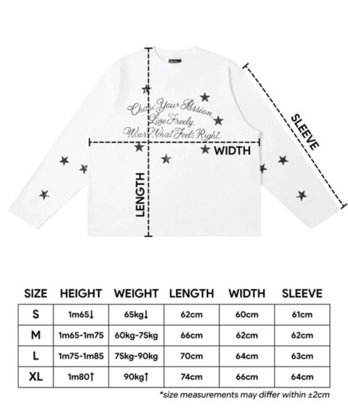 ÁO SWE PASSION L/S TEE - WHITE