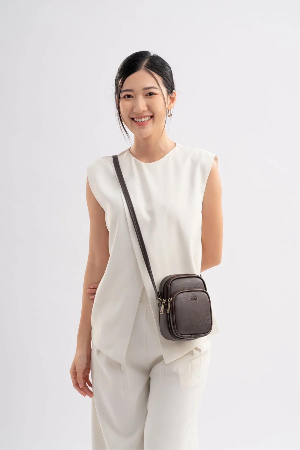 Túi Lata (Thời trang nữ đựng điện thoại mini - Túi đeo chéo da HN117)