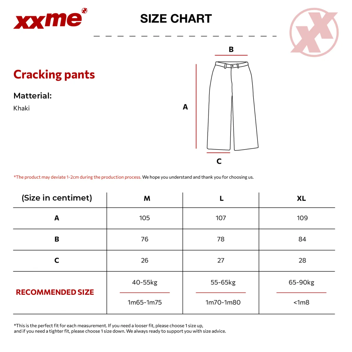 Quần Dài In Họa Tiết Kiểu Cracking Pants XXME - Màu Fullprint