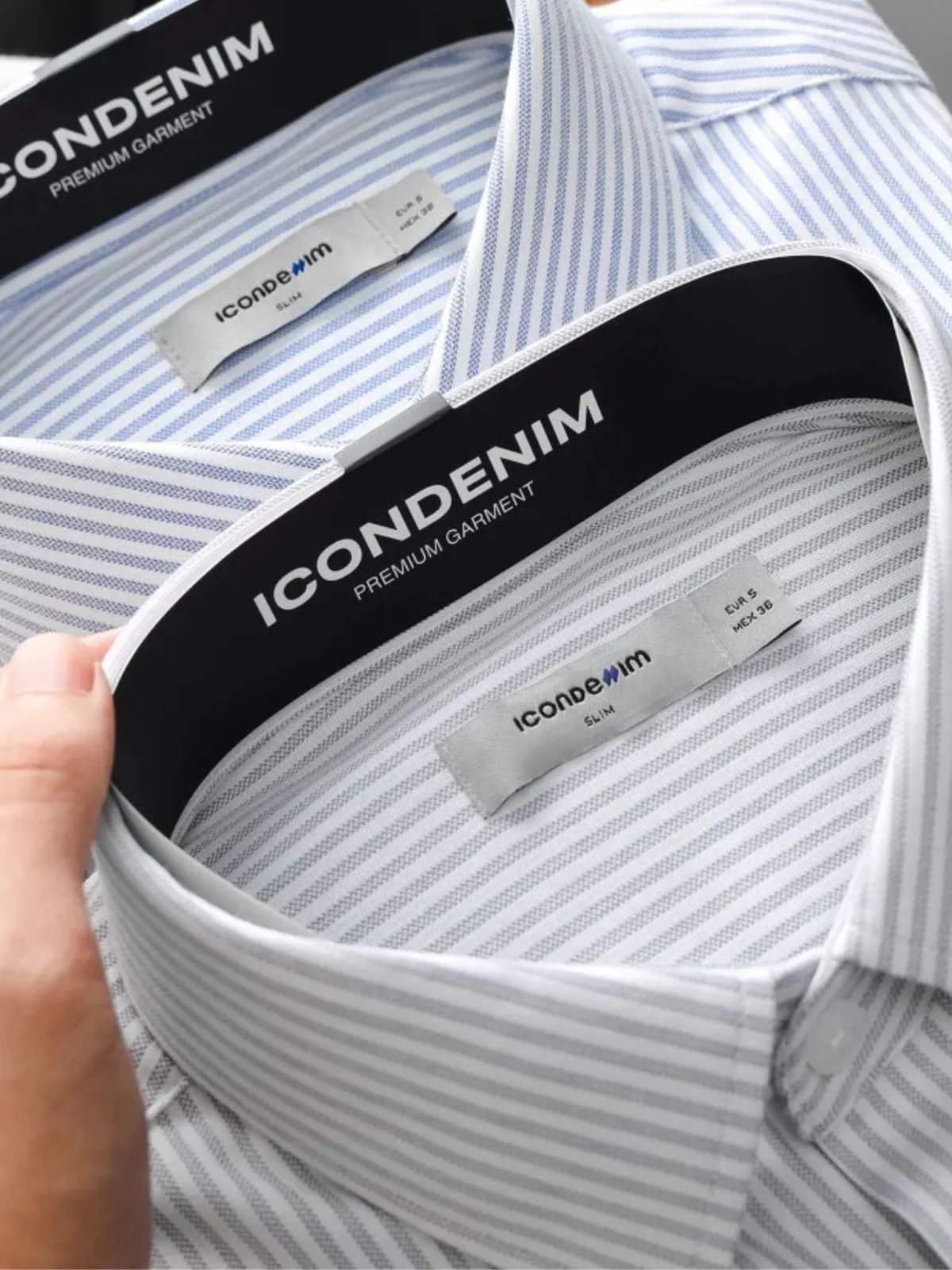 Áo Sơ Mi Nam Tay Dài ICONDENIM Warp Knit Form Slim SMID0351