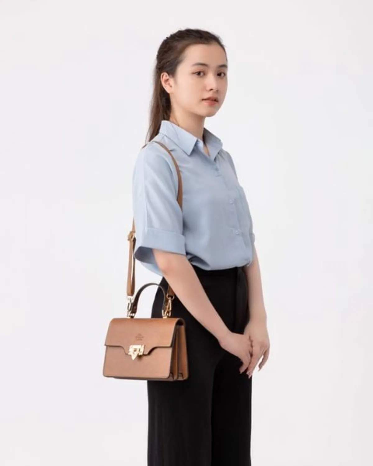 Túi Lata (Thời trang nữ đi chơi size 21 - Túi đeo chéo nữ HN89)