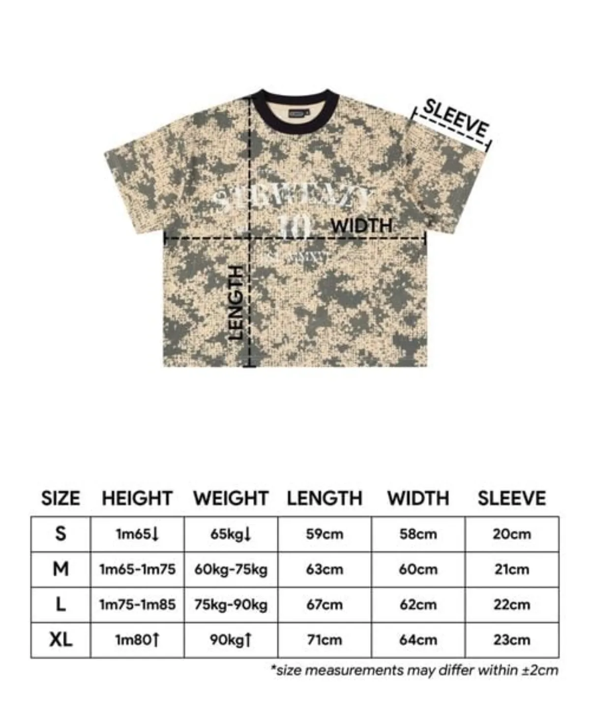 ÁO THUN SWE DIGICAMO BOXY TEE