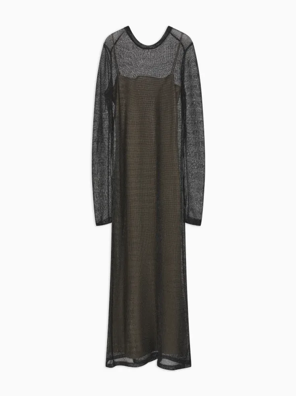 Thalia Dress in Metallic