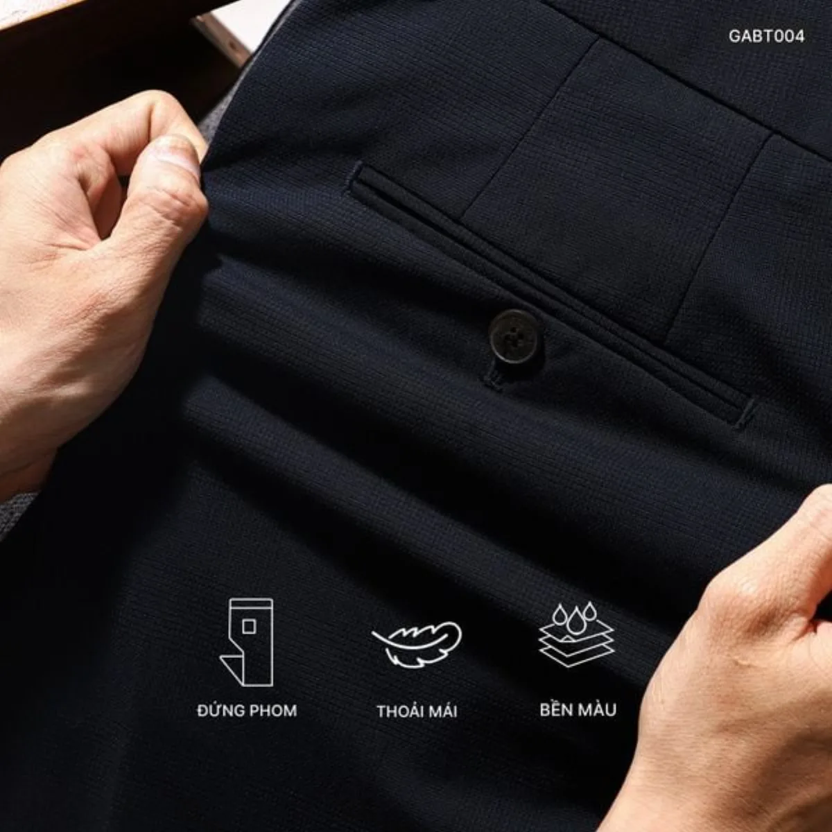 Quần âu REGULAR TROUSER TORANO regularfit trơn phom regular fit vừa vặn, tôn dáng GABT004