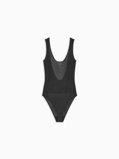 Uri Bodysuit in Knitted Cashmere
