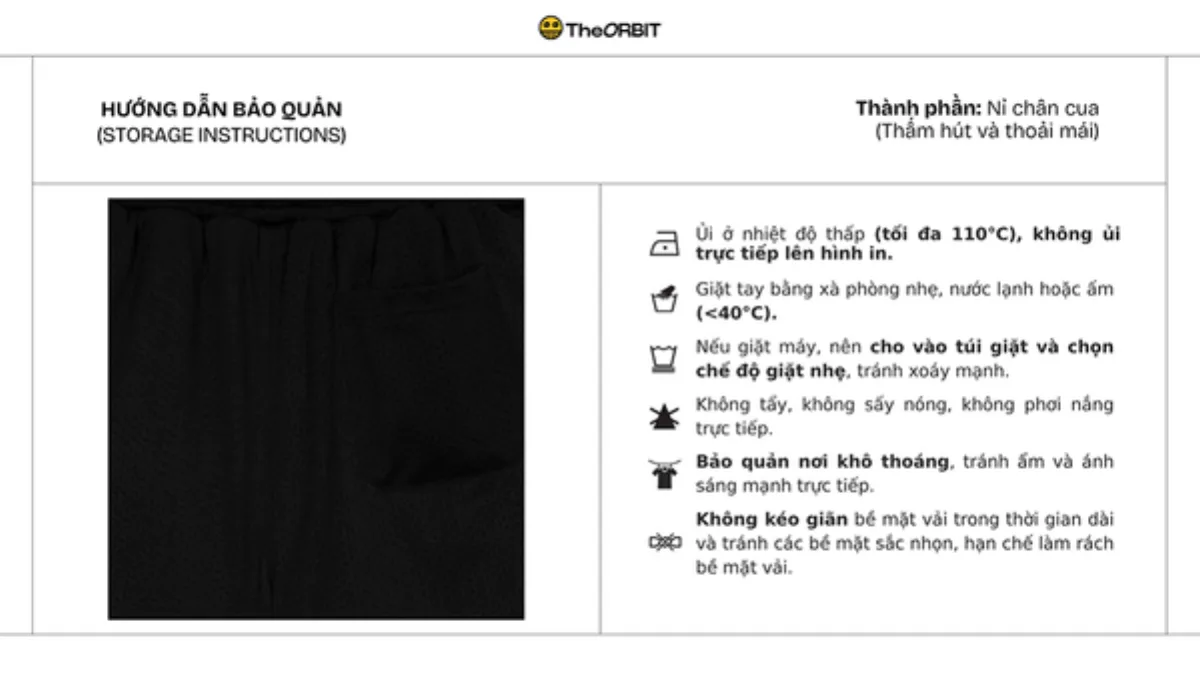 Quần short nam nữ The ORBIT PAN SHORT Chất Cotton Co Giãn Local Brand Chính Hãng