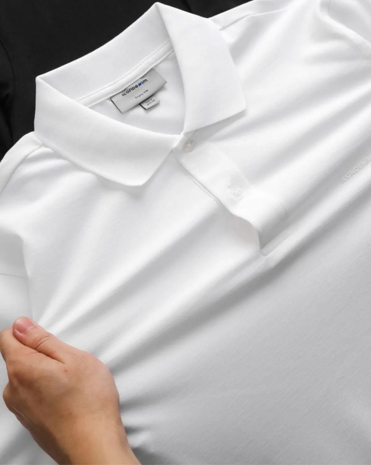 Áo Polo Nam ICONDENIM, chất liệu vải cotton cá sấu, form regular thoải mái, logo in nổi tạo điểm nhấn PLID0077