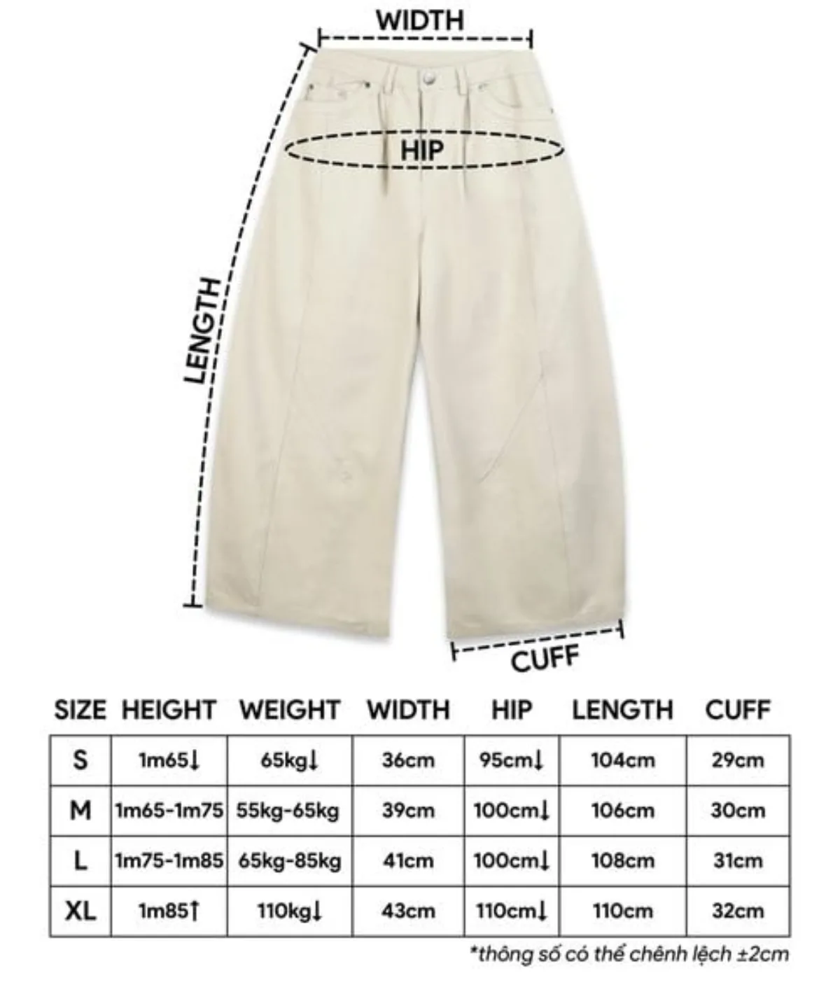 QUẦN SWE BARREL KHAKI PANTS - BLACK